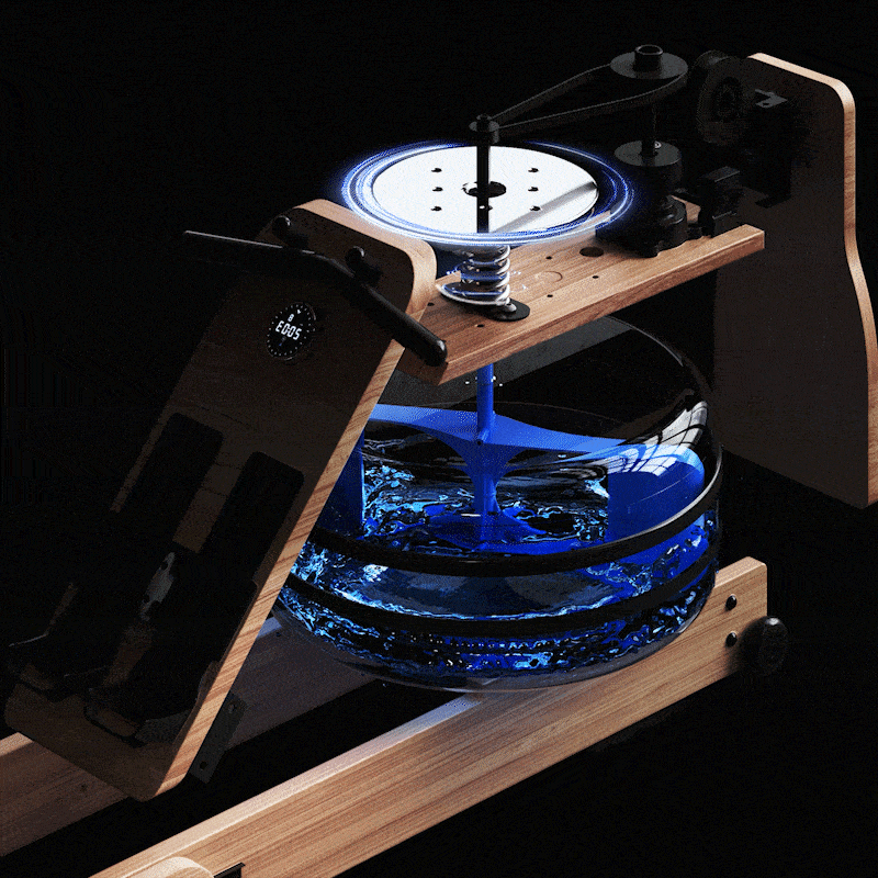 950 Magnetic & Water Dual Resistance Rowing Machine For Home Use