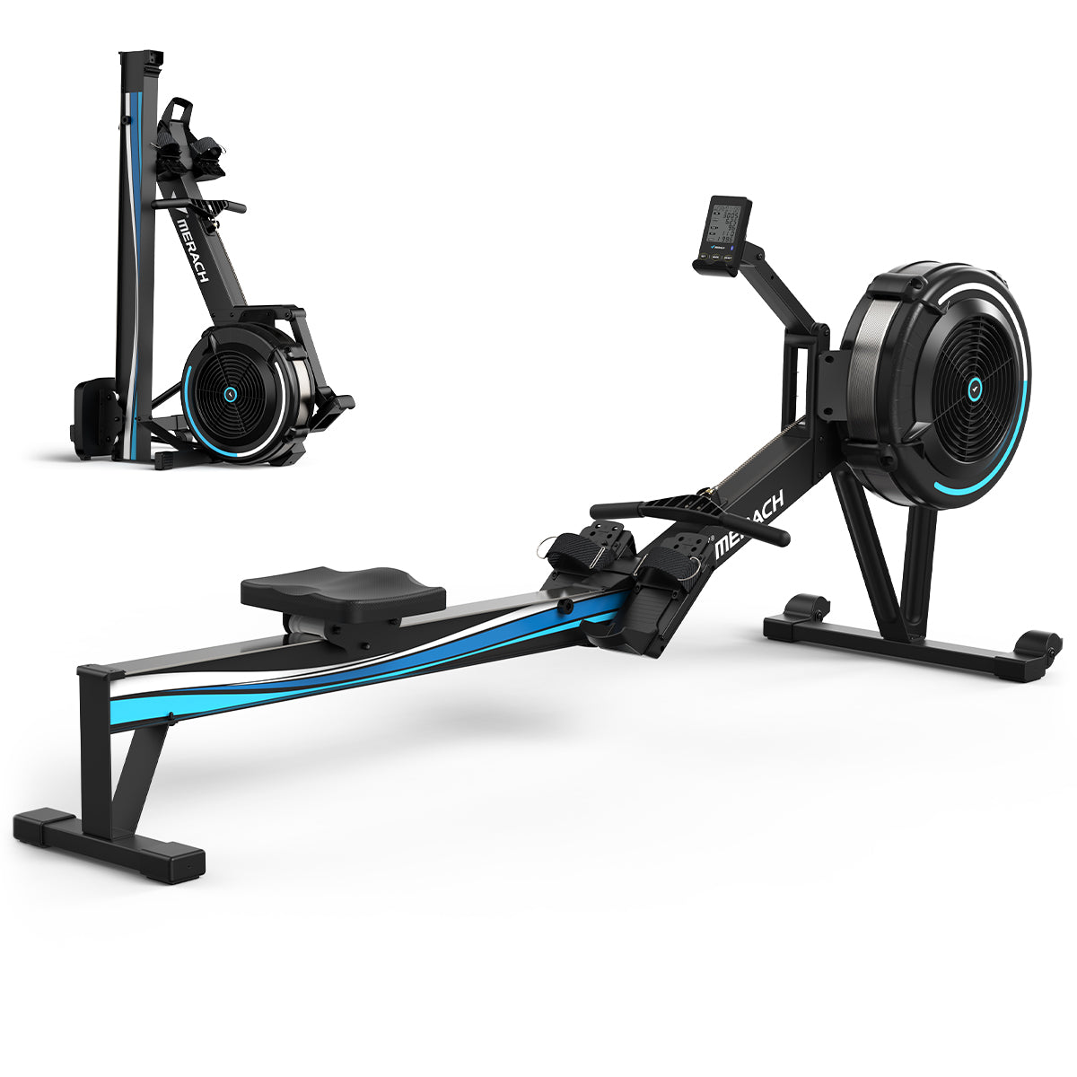 NovaRow R50 Foldable Smart Air Rowing Machine for Home Use