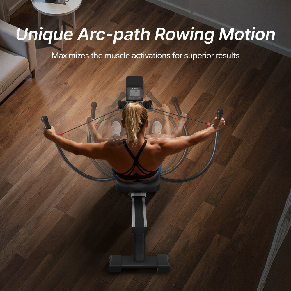 NovaRow RS3 Magnetic Double-Scull Rowing Machine for Home Use