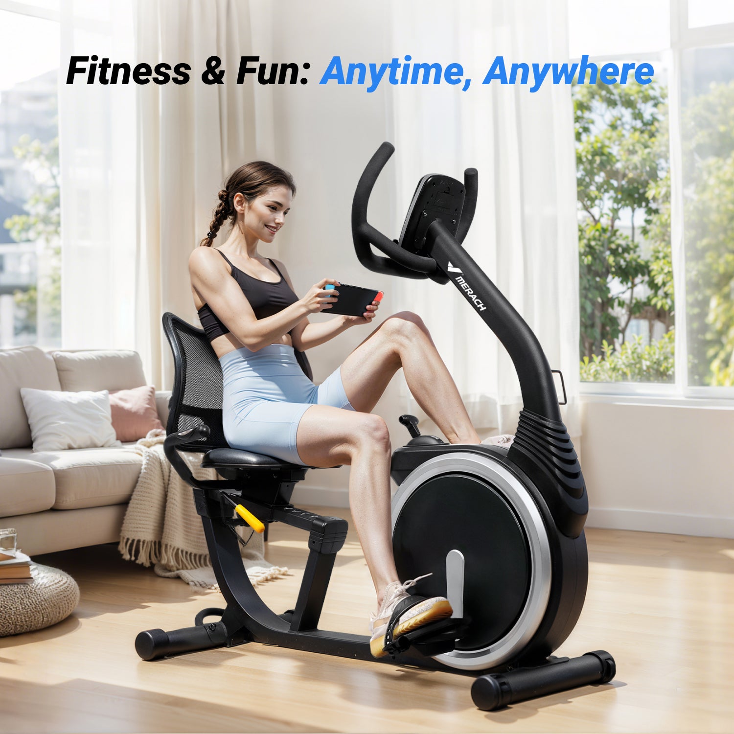 S19 Recumbent Exercise Bike for Home
