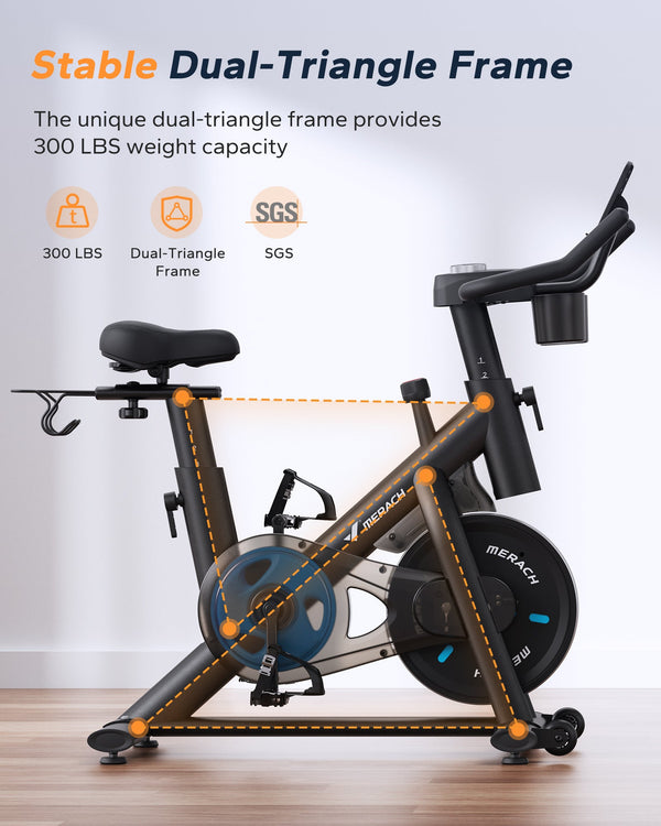 High-Performance Magnetic Exercise Bike for Home Gyms