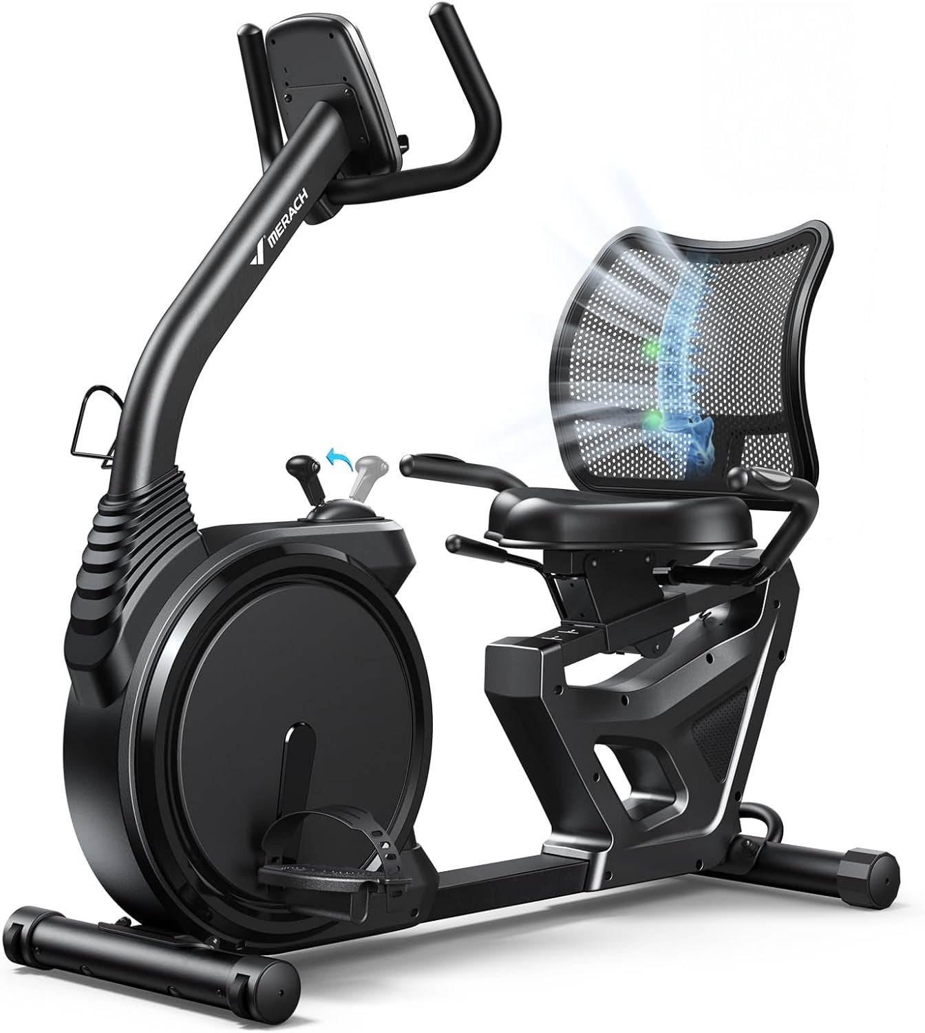 S19 Pro Magnetic Recumbent Exercise Bike for Home Use