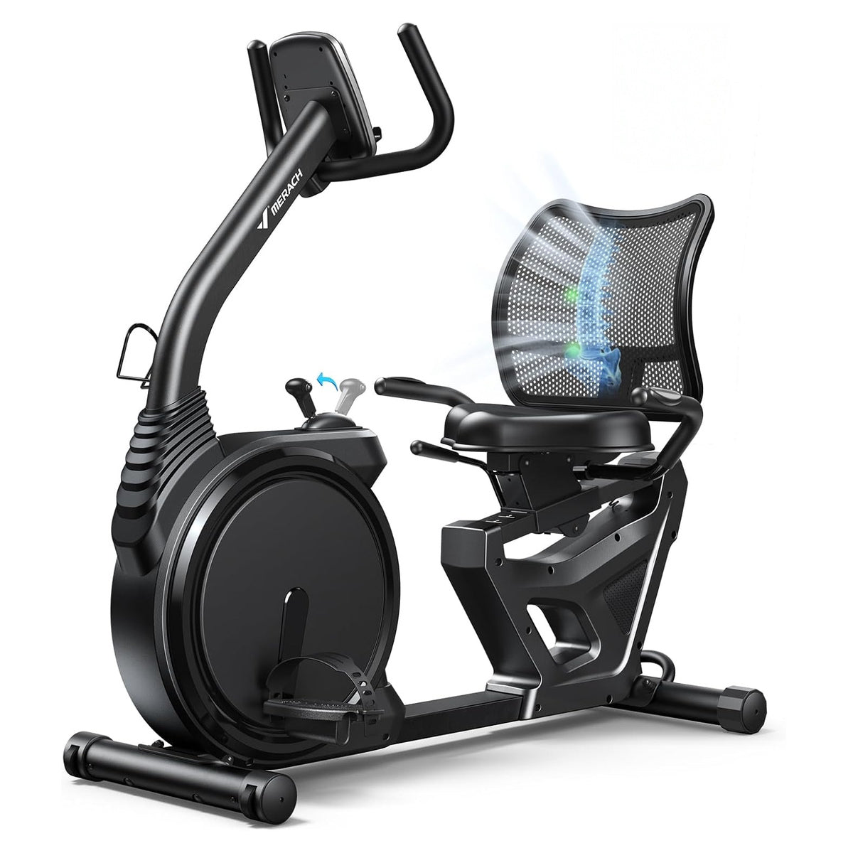 S19 Pro Magnetic Recumbent Exercise Bike for Home Use