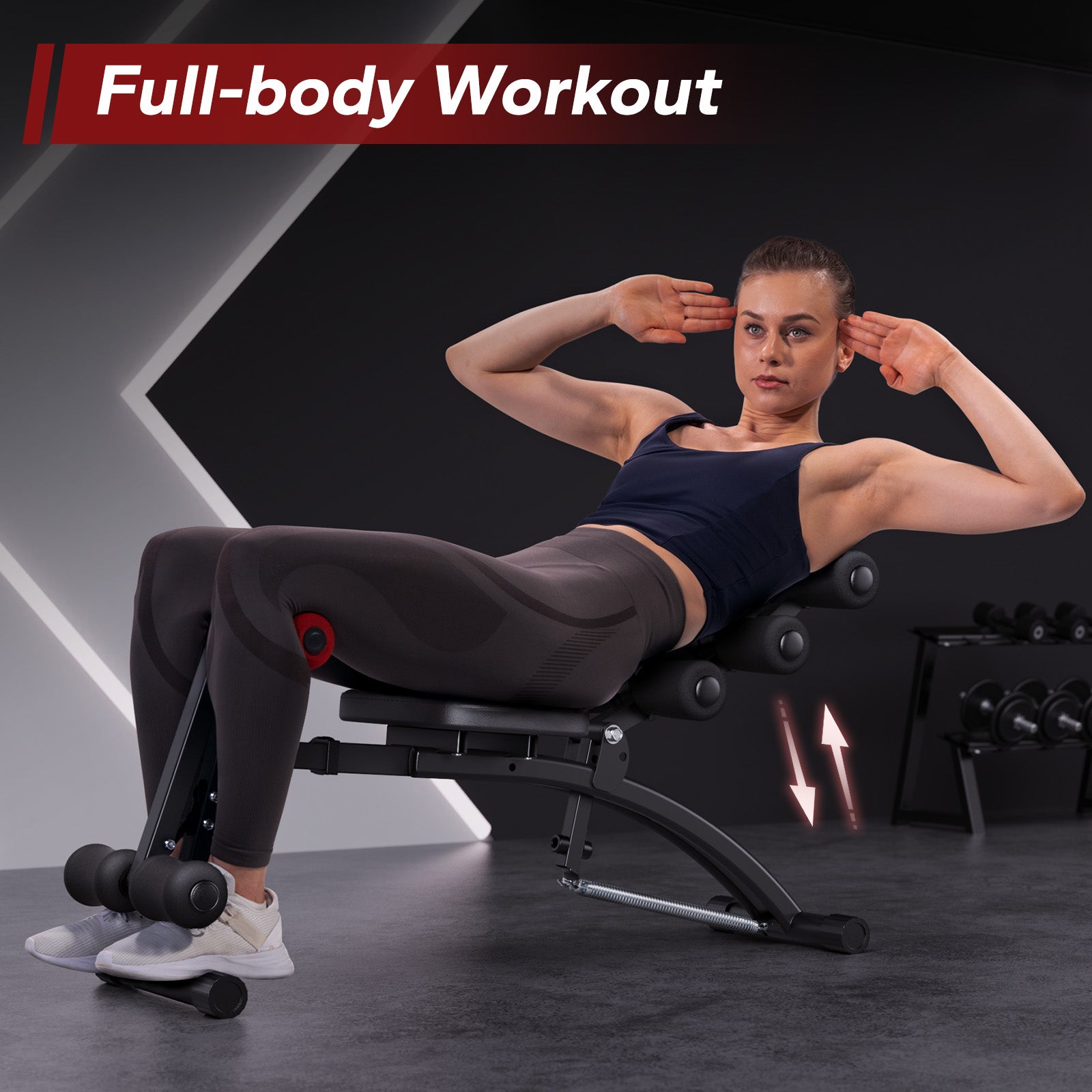 2415 Multi-Functional Adjustable Ab Trainer for Home Use