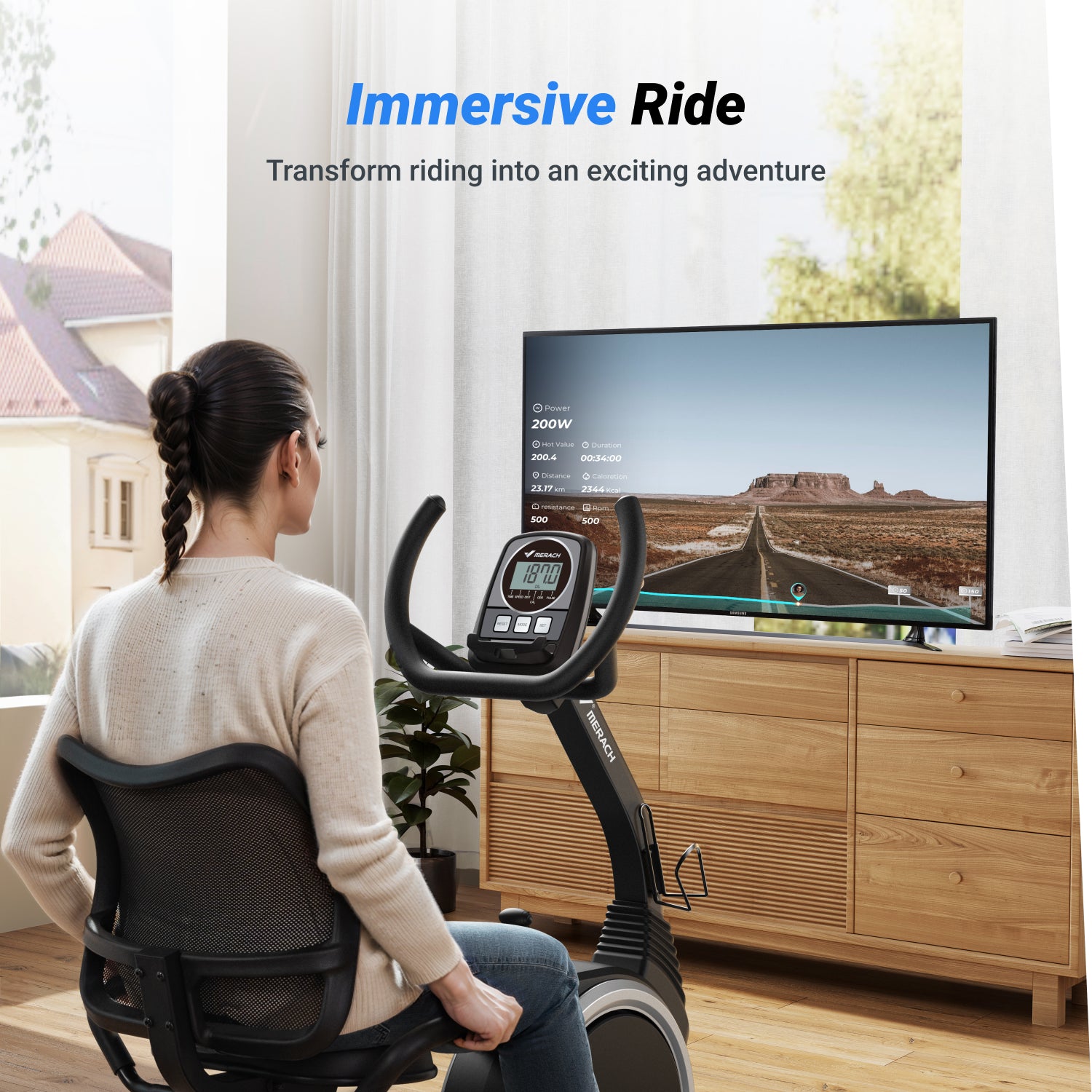 S19 Recumbent Exercise Bike for Home