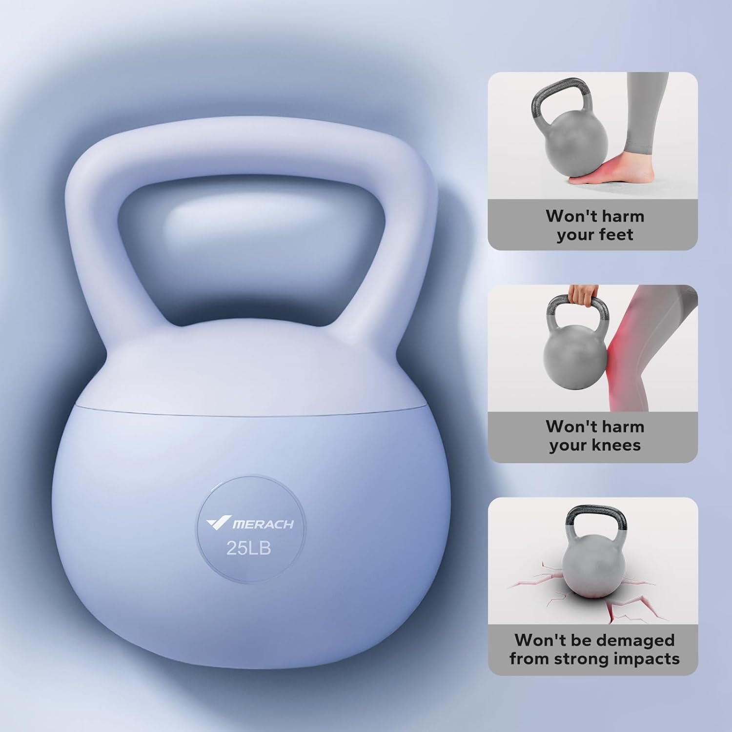 2409 Soft Kettlebell Anti-Slip Grip for Home Use