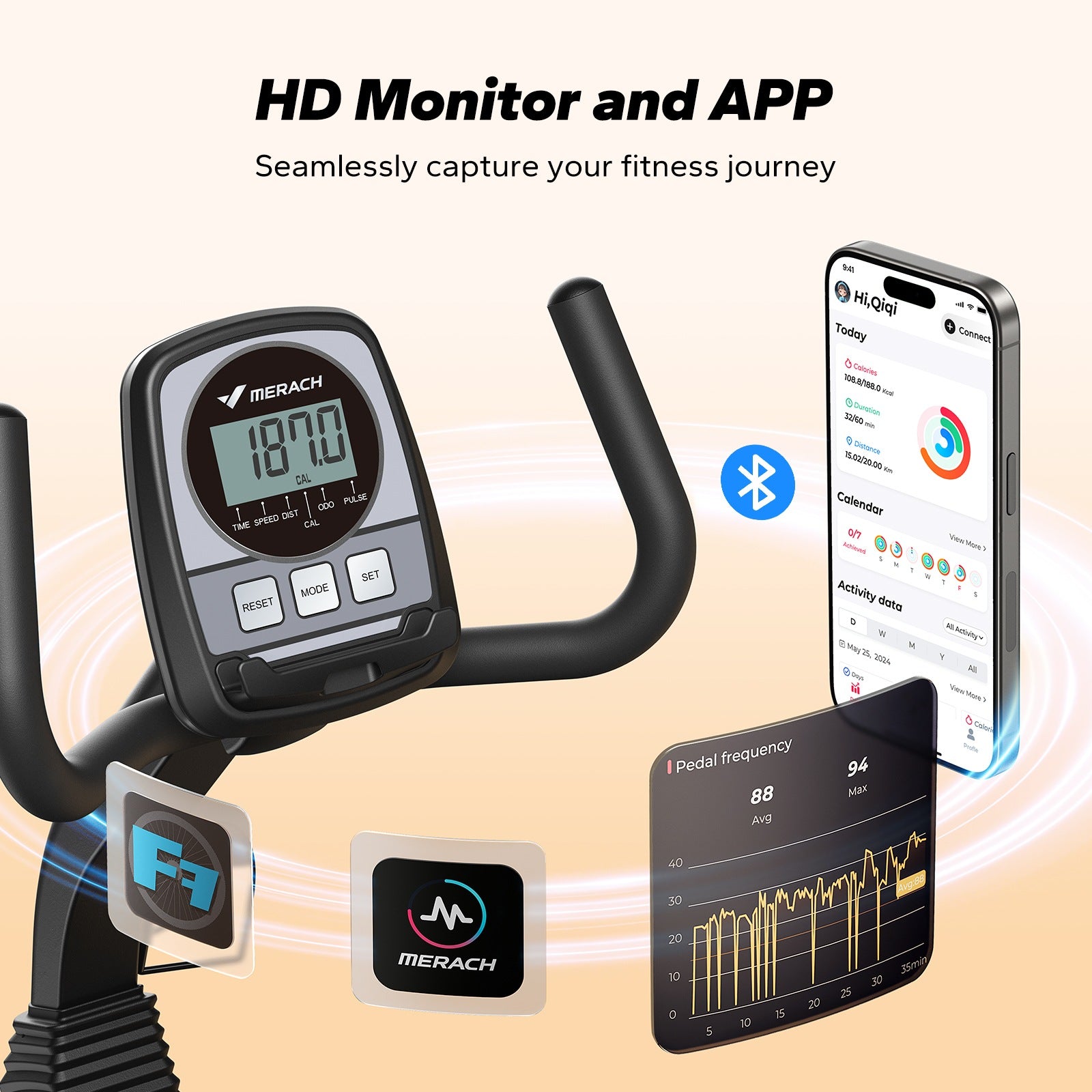 S19 Recumbent Exercise Bike for Home