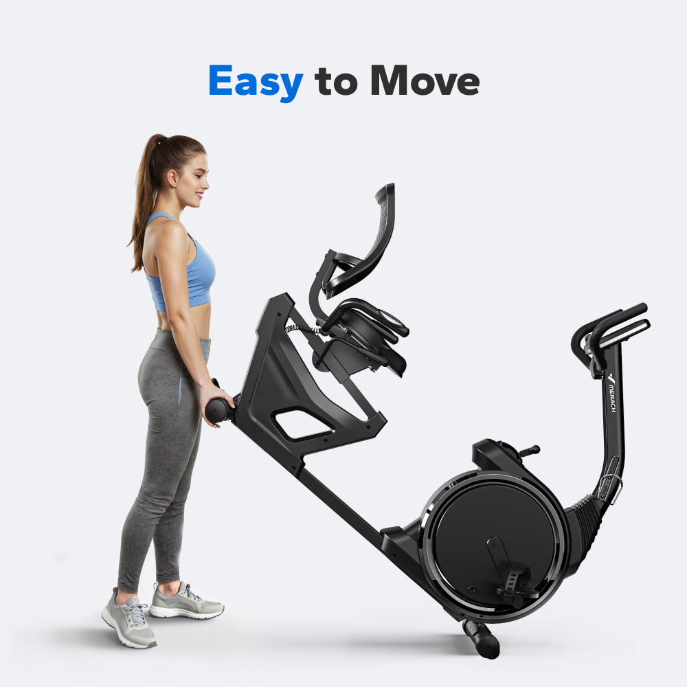 S19 Pro Magnetic Recumbent Exercise Bike for Home Use