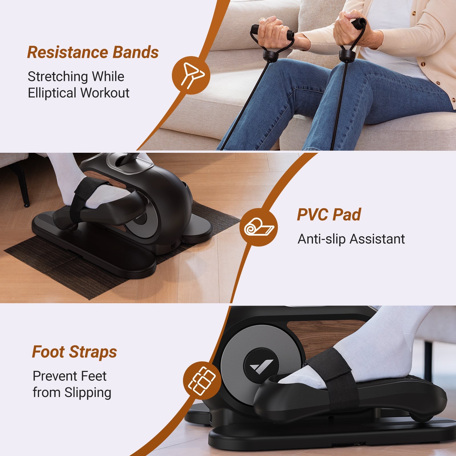 under desk elliptical machine