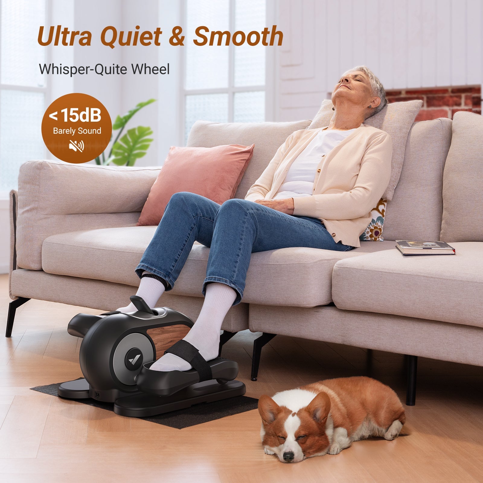 elliptical under the desk
