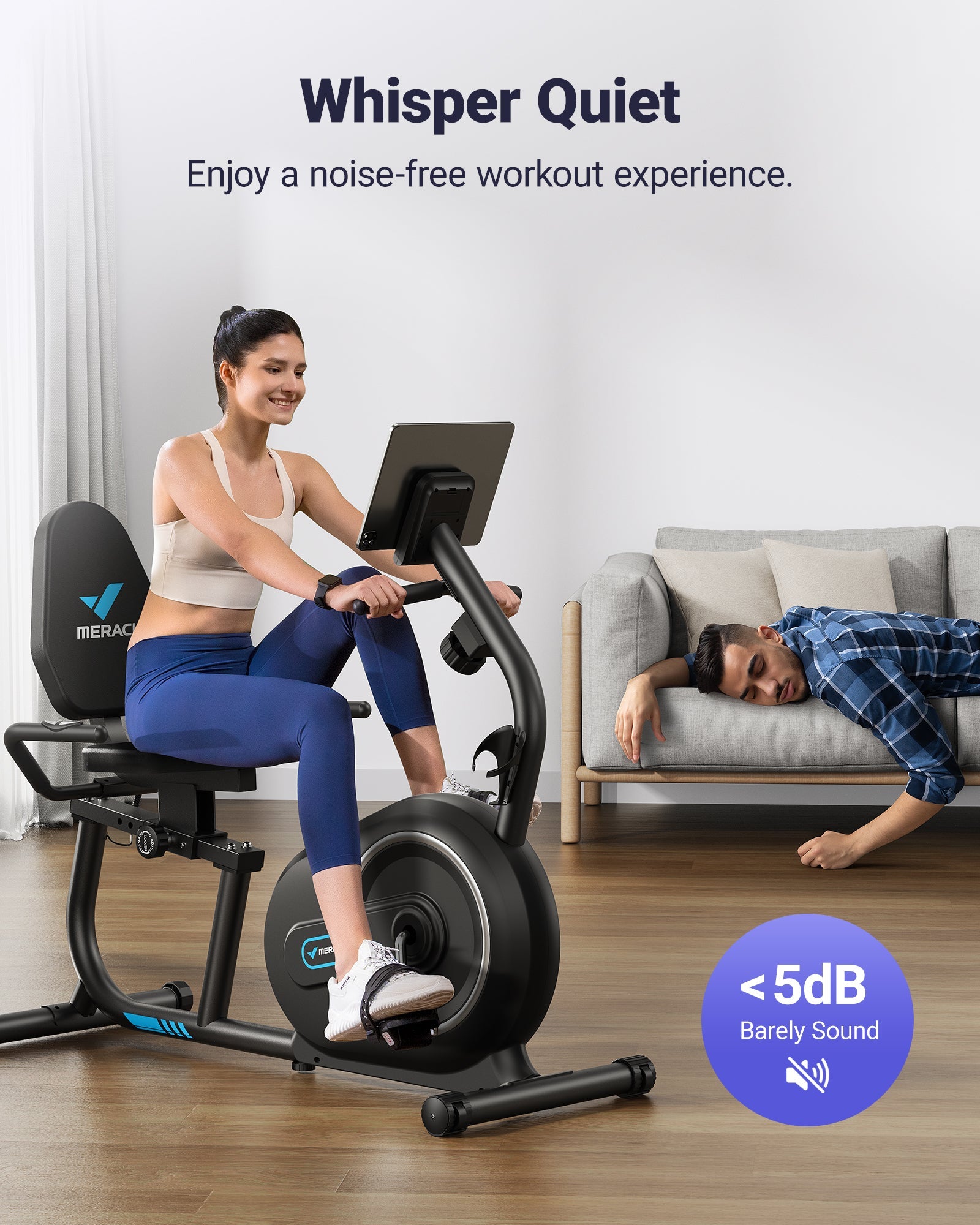 recumbent stationary bicycle