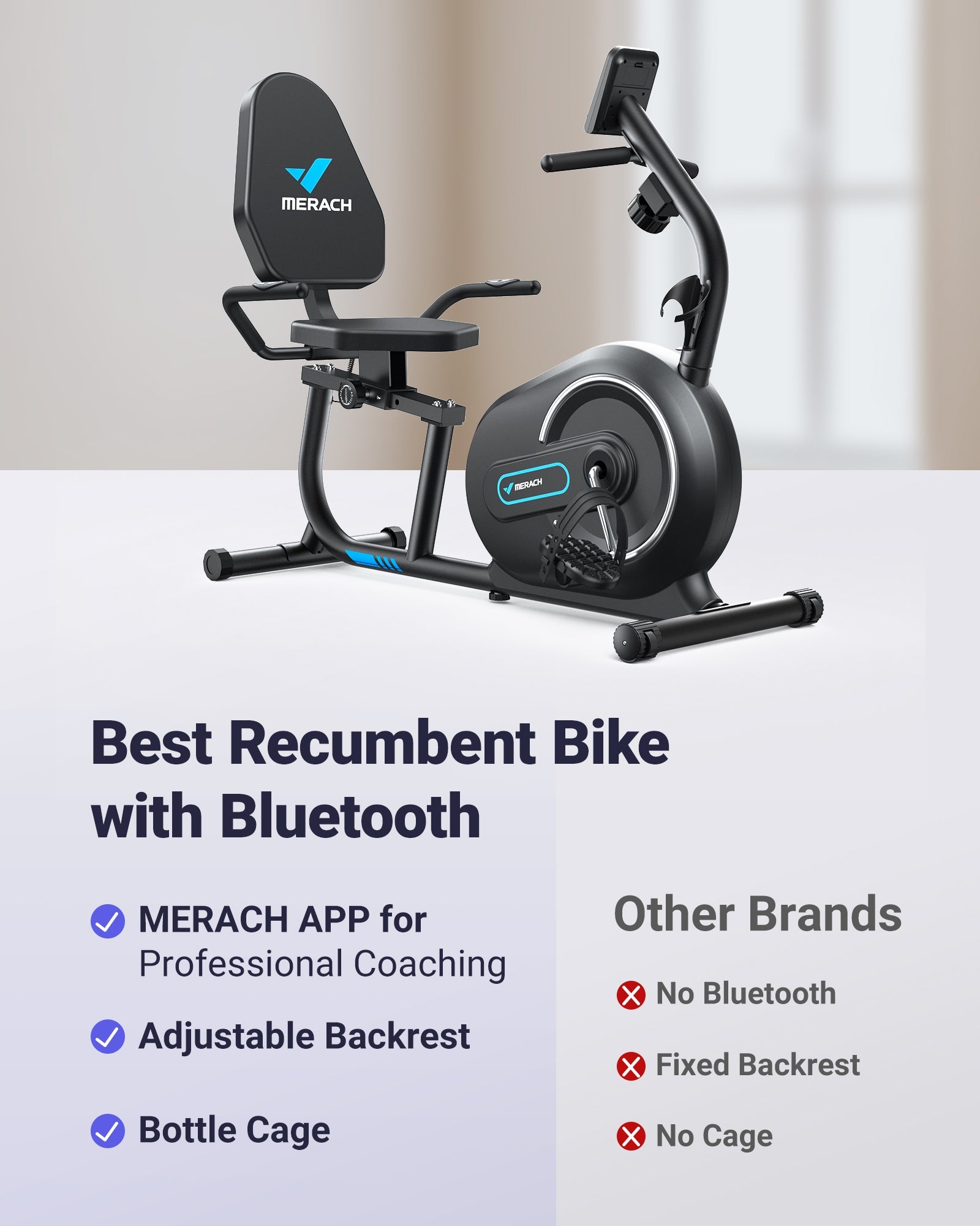 stationary recumbent exercise bike