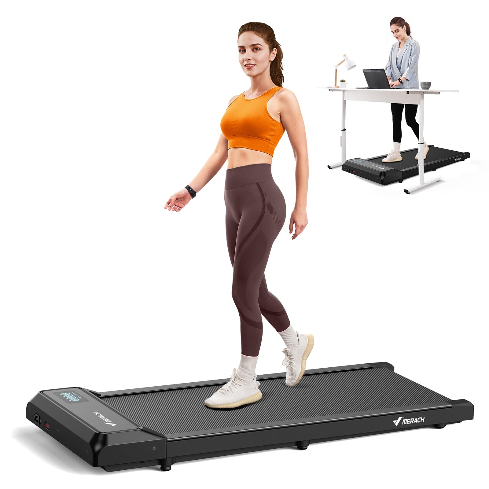T21 Under Desk Treadmill Walking Pad For Home Use