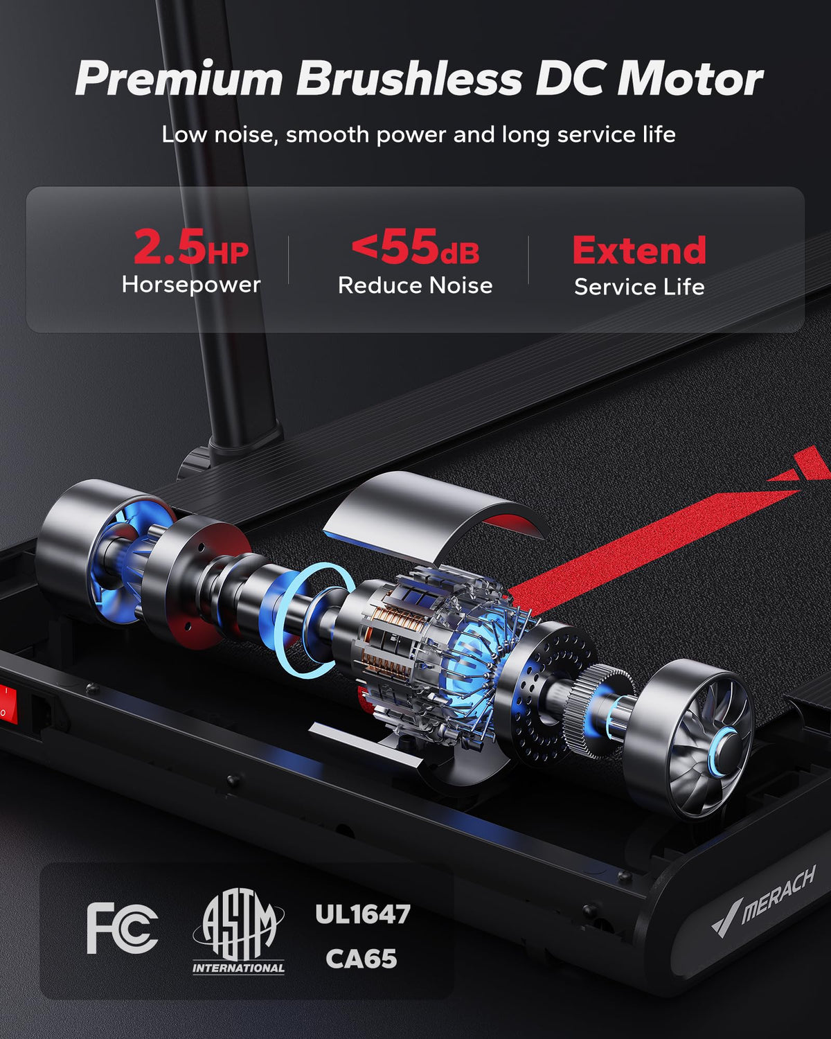 2-in-1 Folding Walking Pad Treadmill | Quiet, Space-Saving Fitness for ...