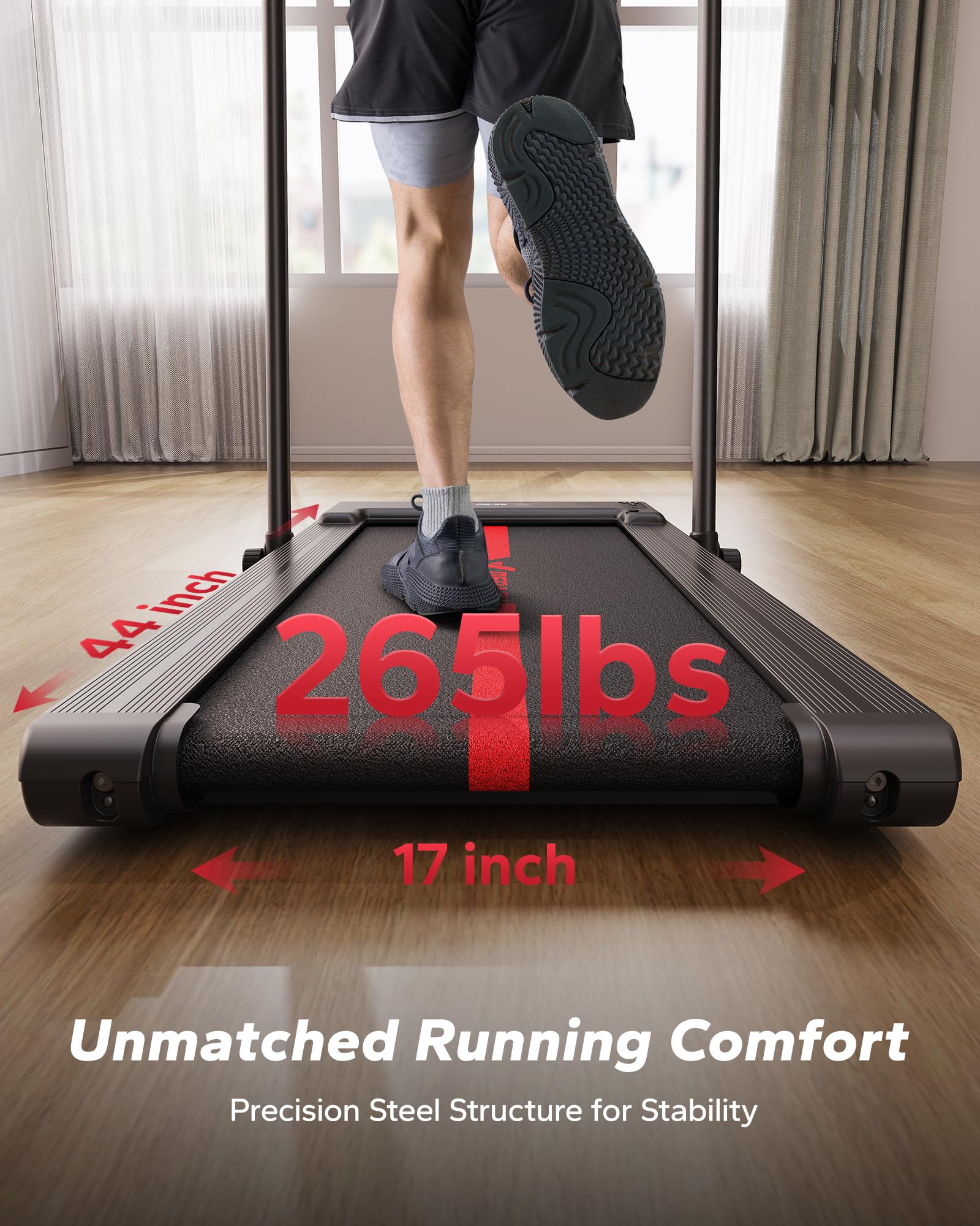 T05 Walking Pad 2 in 1 Folding Under Desk Treadmill For Home Use