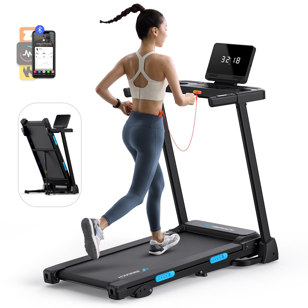 Foldable Treadmills with Incline for Home | Incline Walking & Running ...