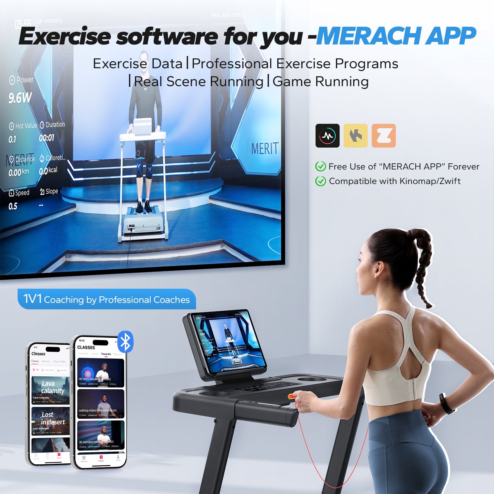 quiet treadmill with incline