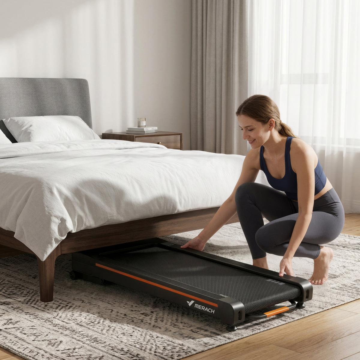 NovaWalk W50 Walking Pad 400 lbs Capacity | 12% Incline Under Desk ...
